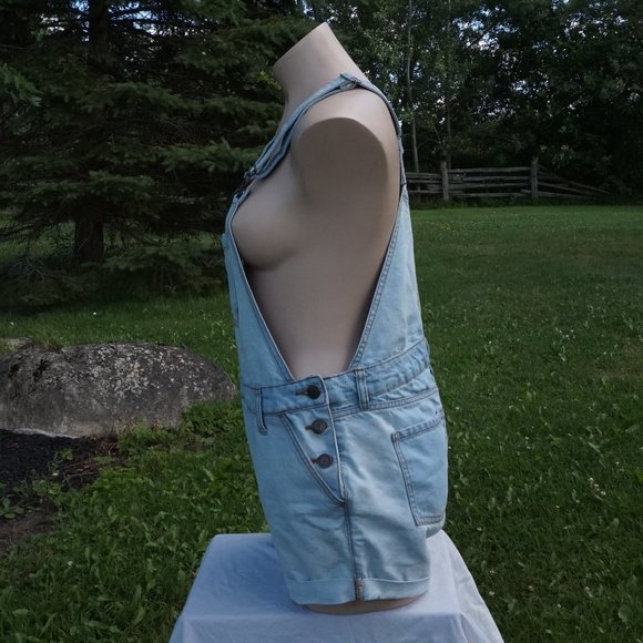 Bluenotes Light Wash Denim Overalls/Shortalls - Picture 4 of 9